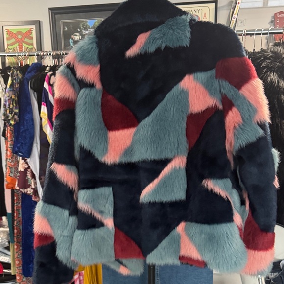 INC Faux Fur Jacket - Picture 3 of 3